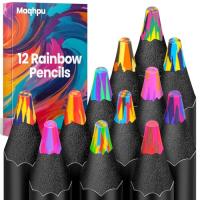 Maqhpu 12 Farben Regenbogenstift – Kreatives Zeichnen für Kinder