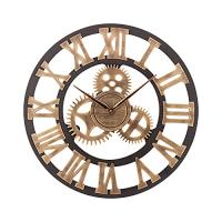 ACCSHINE Lautlose Wanduhr 45cm Römische Ziffern - Elegant & Praktisch