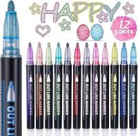 ECtury Glitzerstifte für Kinder - Magische Bastelstifte für kreative Köpfe